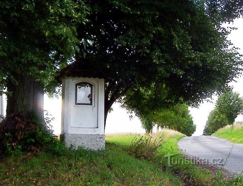 Pojbuky - Guds pine i den nordlige ende af landsbyen - Foto: Ulrych Mir.