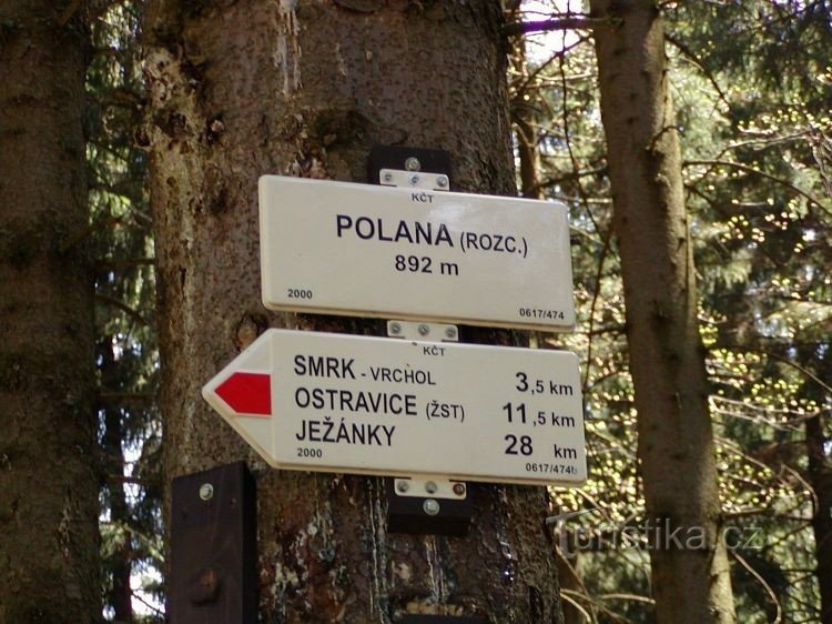 Polana - skrzyżowanie