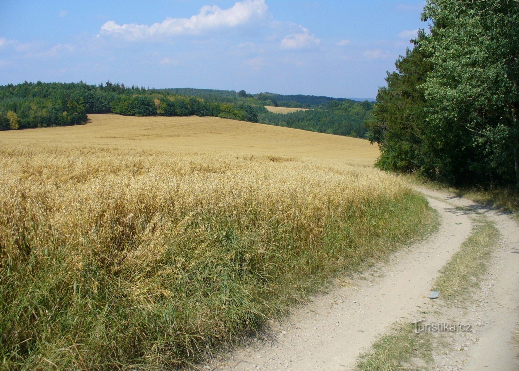 Schotterweg von Maršov