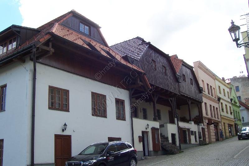 polodřevěné kupecké domy