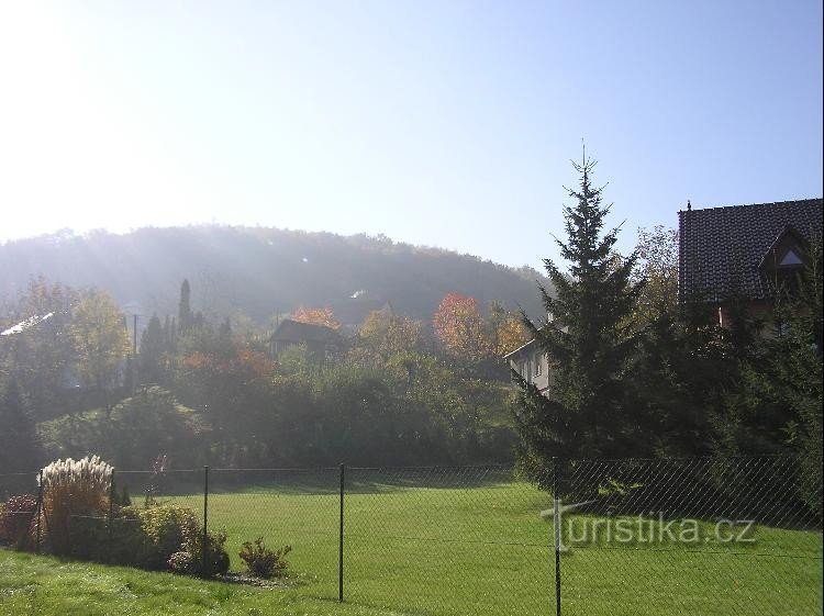 Polomná: Pogled s Hranica na putu za Teplice nad Bečvou