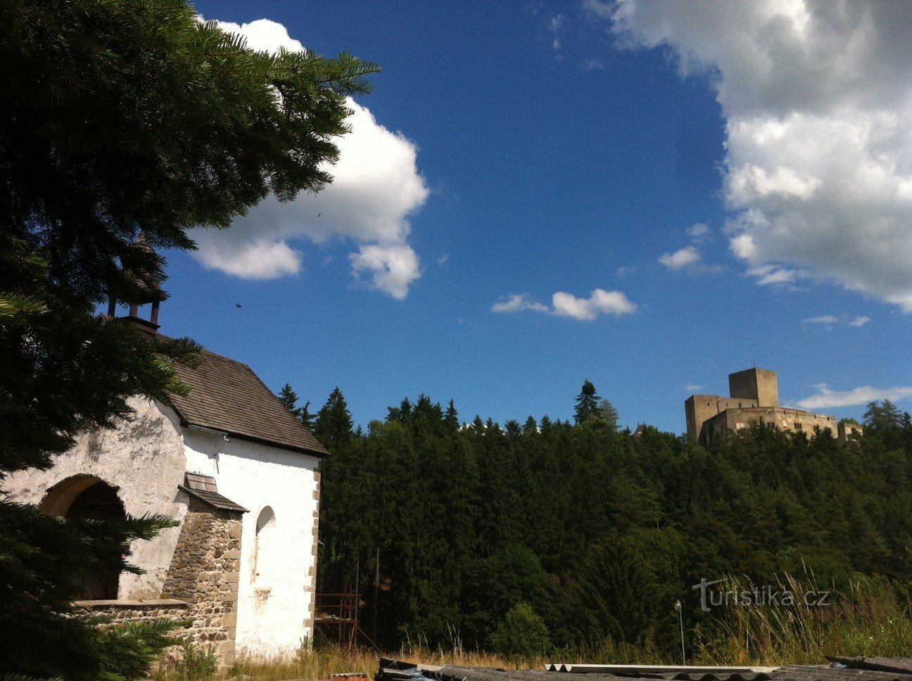 La frontière sous Lanštejn