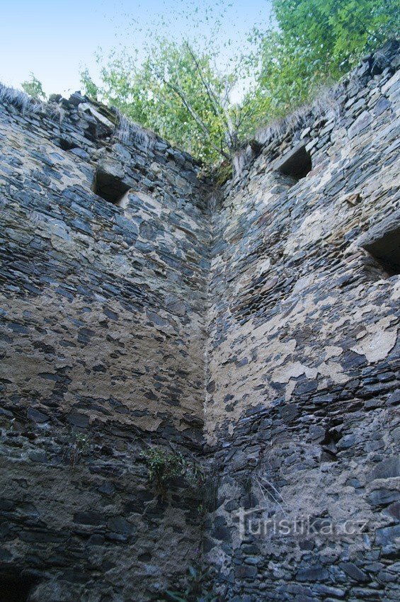 Pomesna - de overblijfselen van het fort