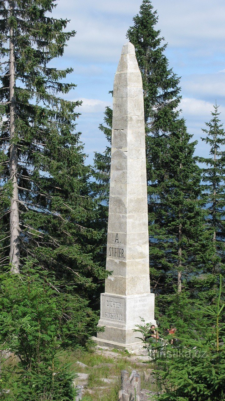 Adalbert Stifter の記念碑