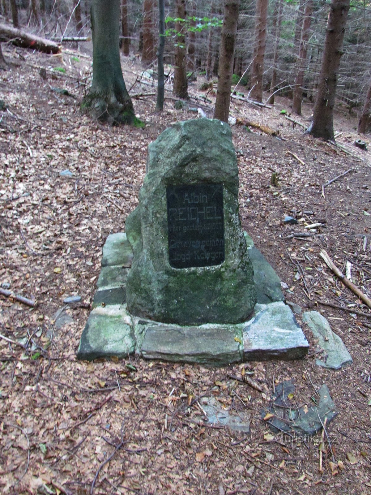 monument voor Albin Reichel