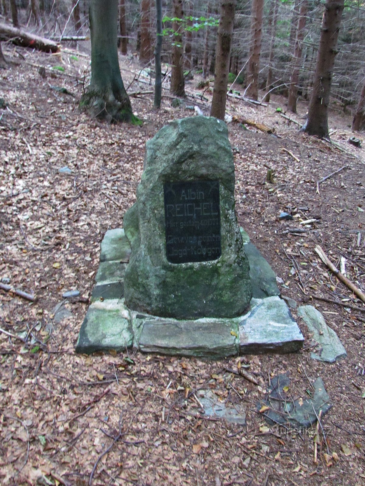 monument til Albin Reichel