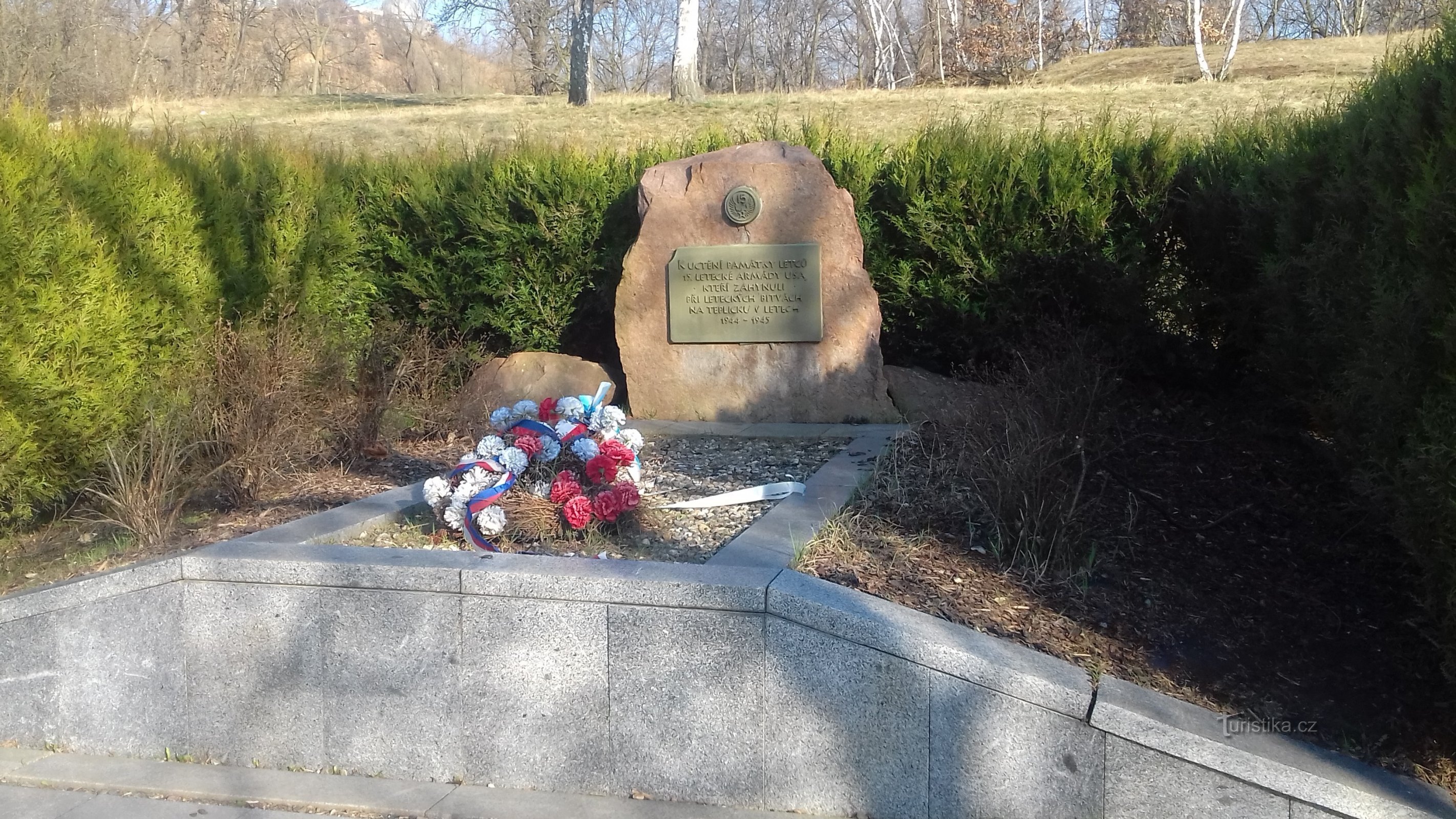 monument voor Amerikaanse piloten