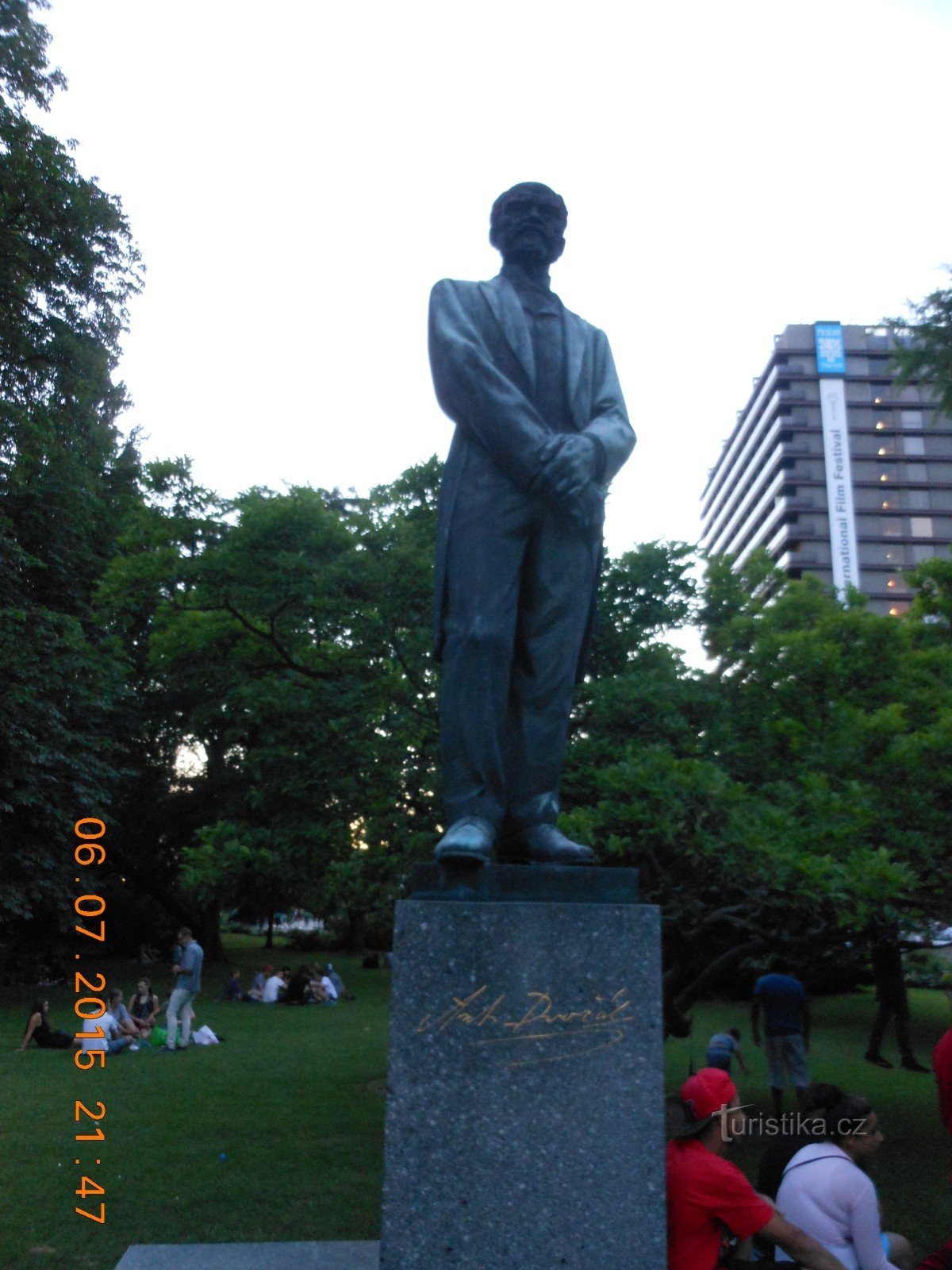 Monument à Antonín Dvořák - Karlovy Vary