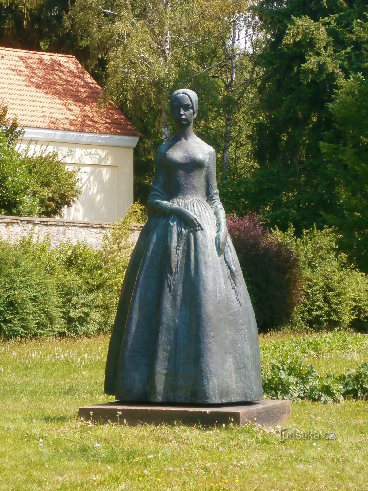 Barunka Panklová-monumentet (Česká Skalice, 5.7.2017 juli XNUMX)