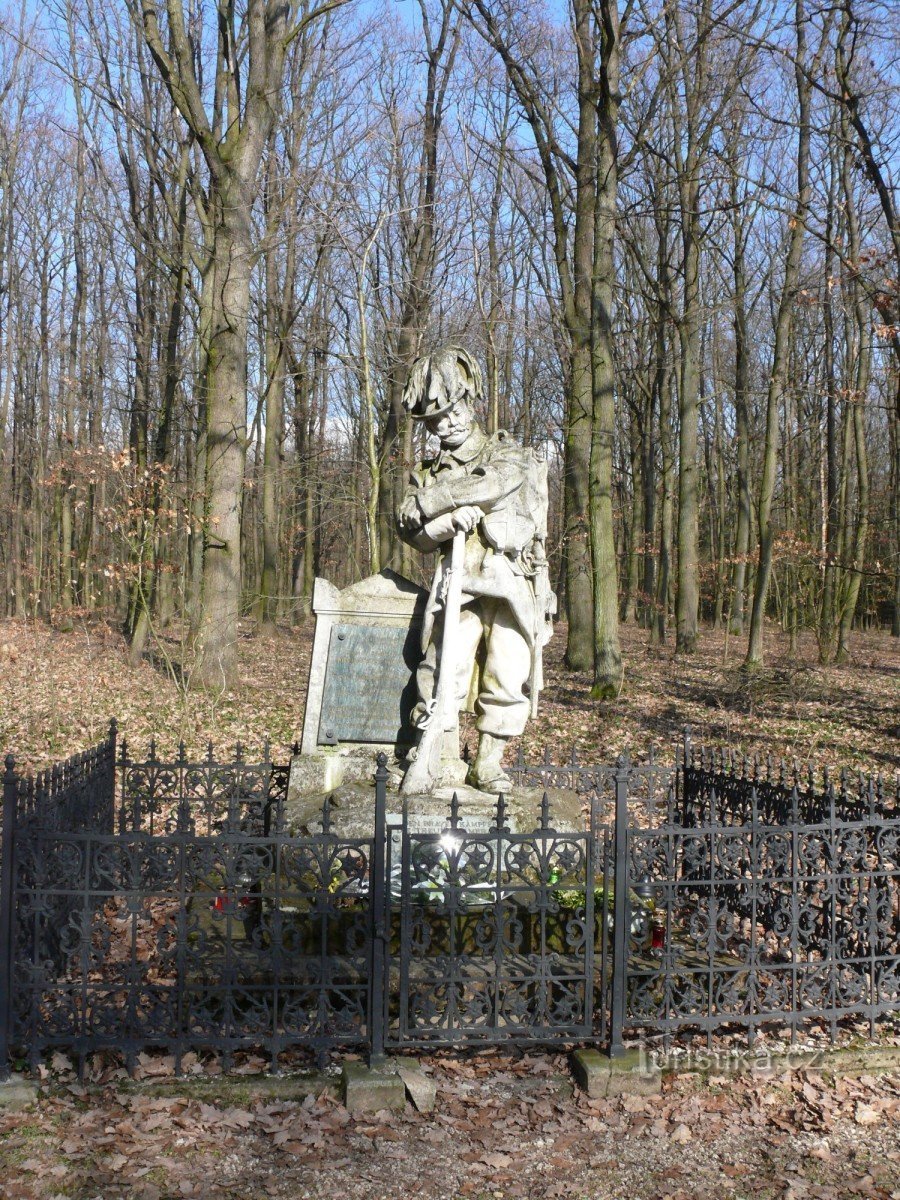 Ett monument över fältjägare