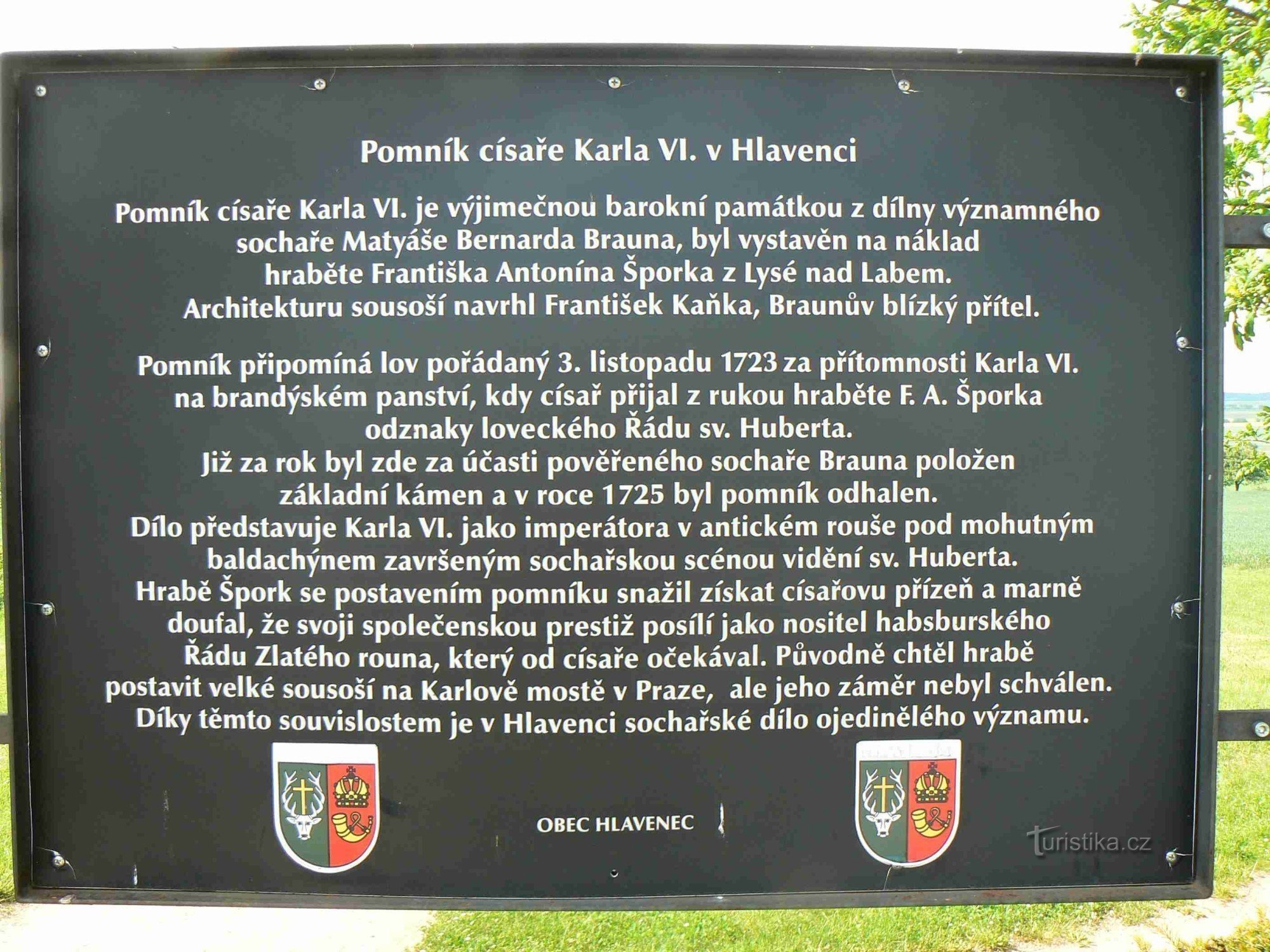 Monument till kejsar Karl VI.