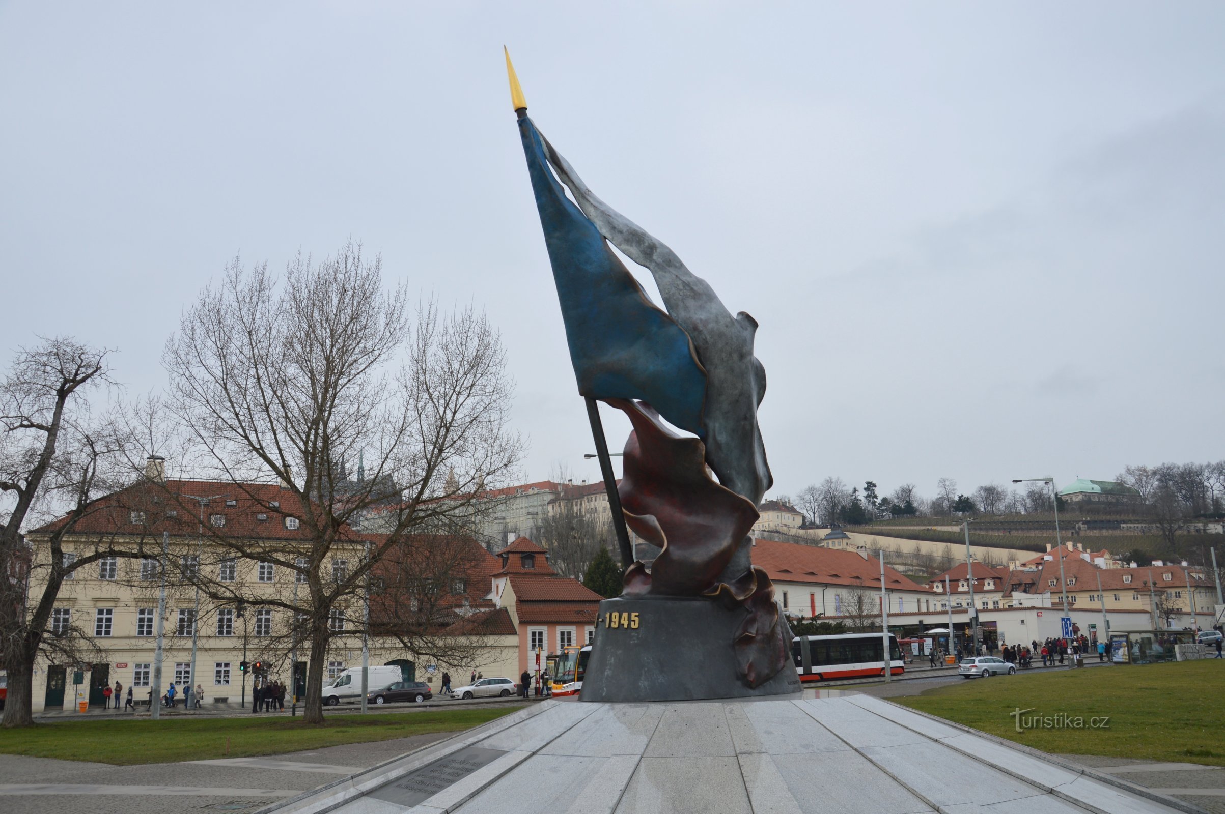 Monument till det andra motståndet i Klárov