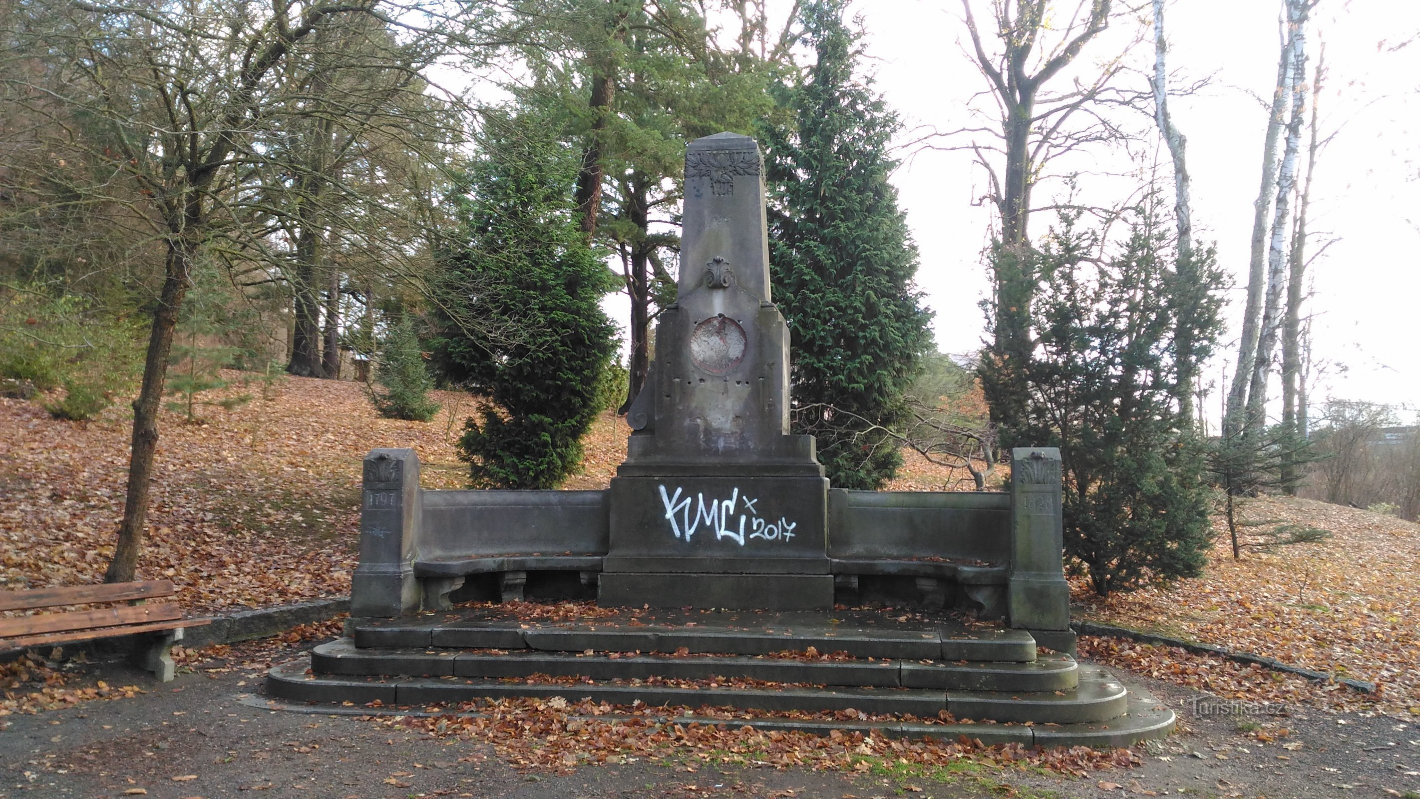 Monument til Franz Schubert på Kvádrberk.