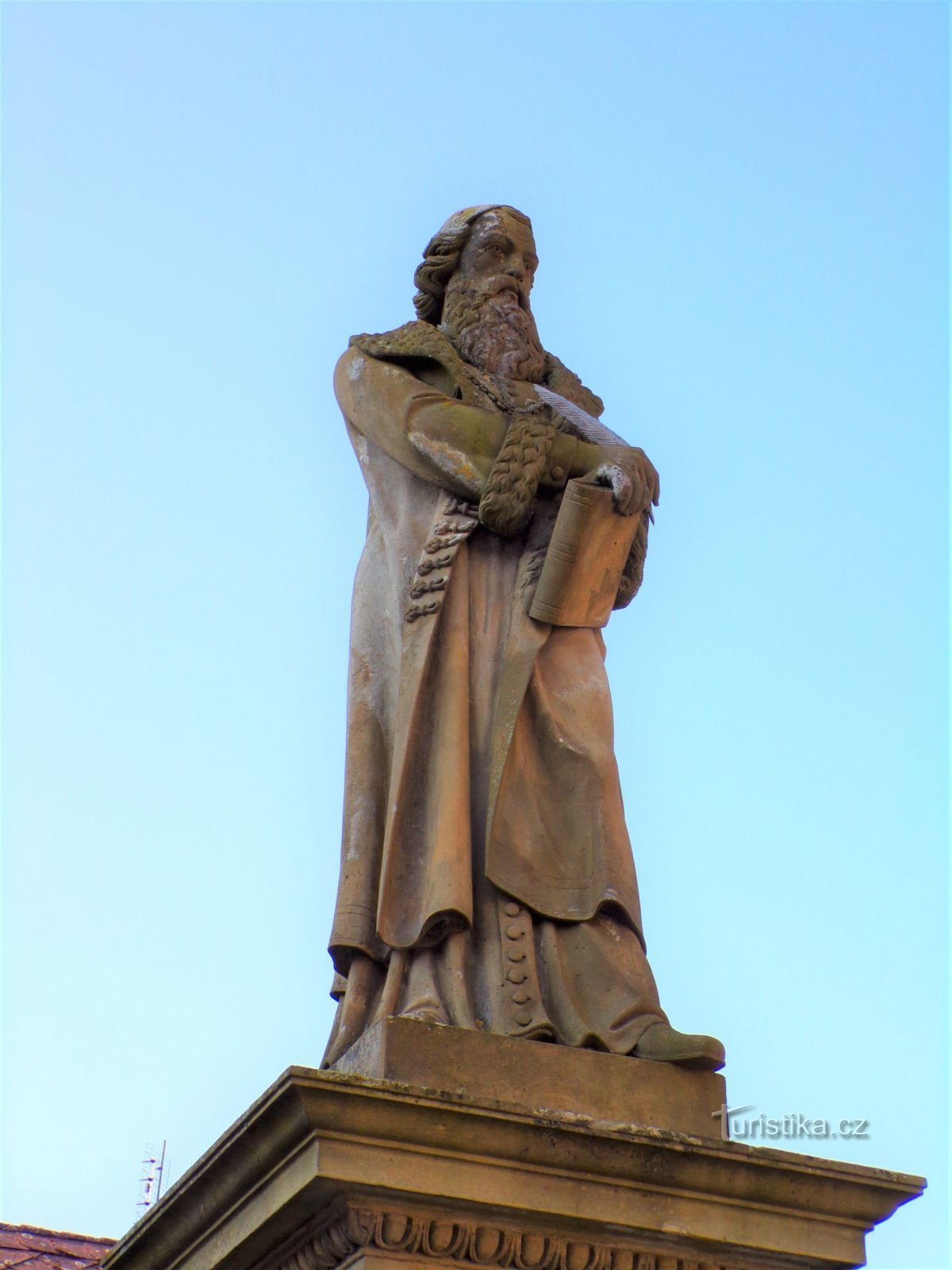 Monument à Jan Amos Comenius (Hořice, 25.3.2022/XNUMX/XNUMX)