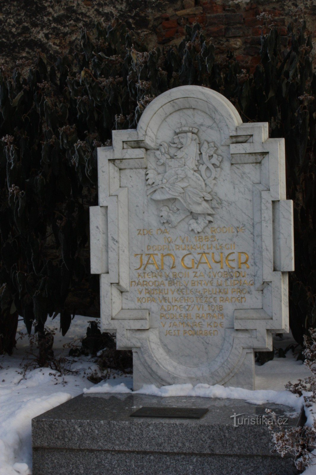 Monumento a Jan Gayer Na Marku em Přerov