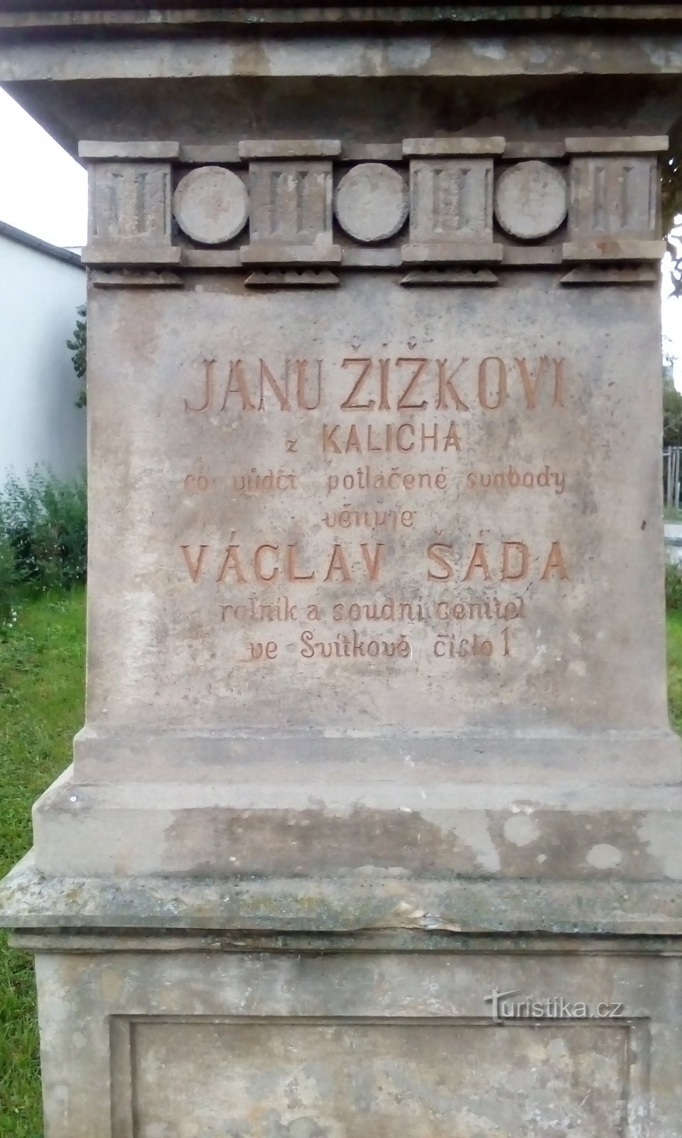 Monument til Jan Žižek i Svítkov