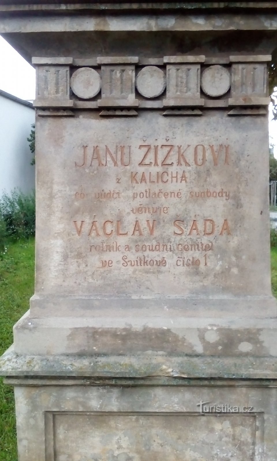 Monument voor Jan Žižek in Svítkov