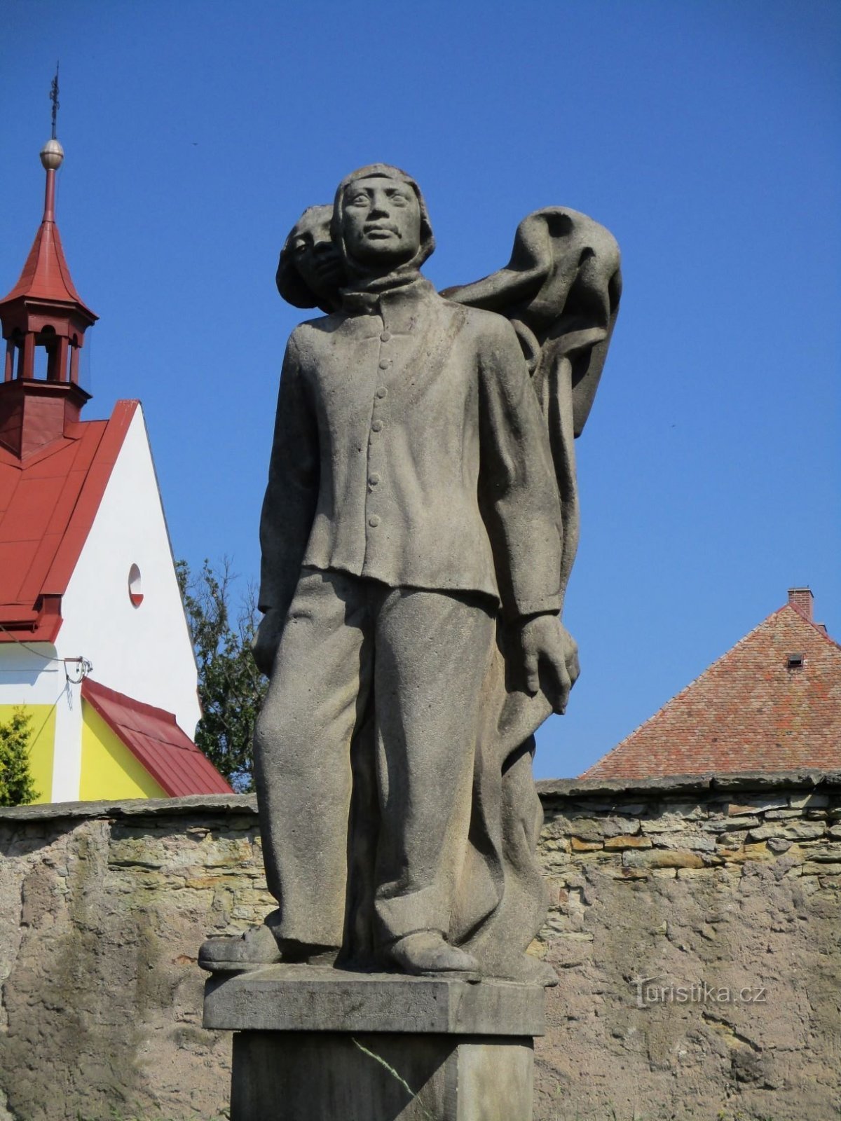 Monument voor Jenda Hofman (Velká Jesenice, 19.6.2019/XNUMX/XNUMX)