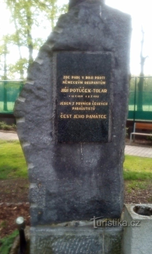 Monument till Jiří Potůček