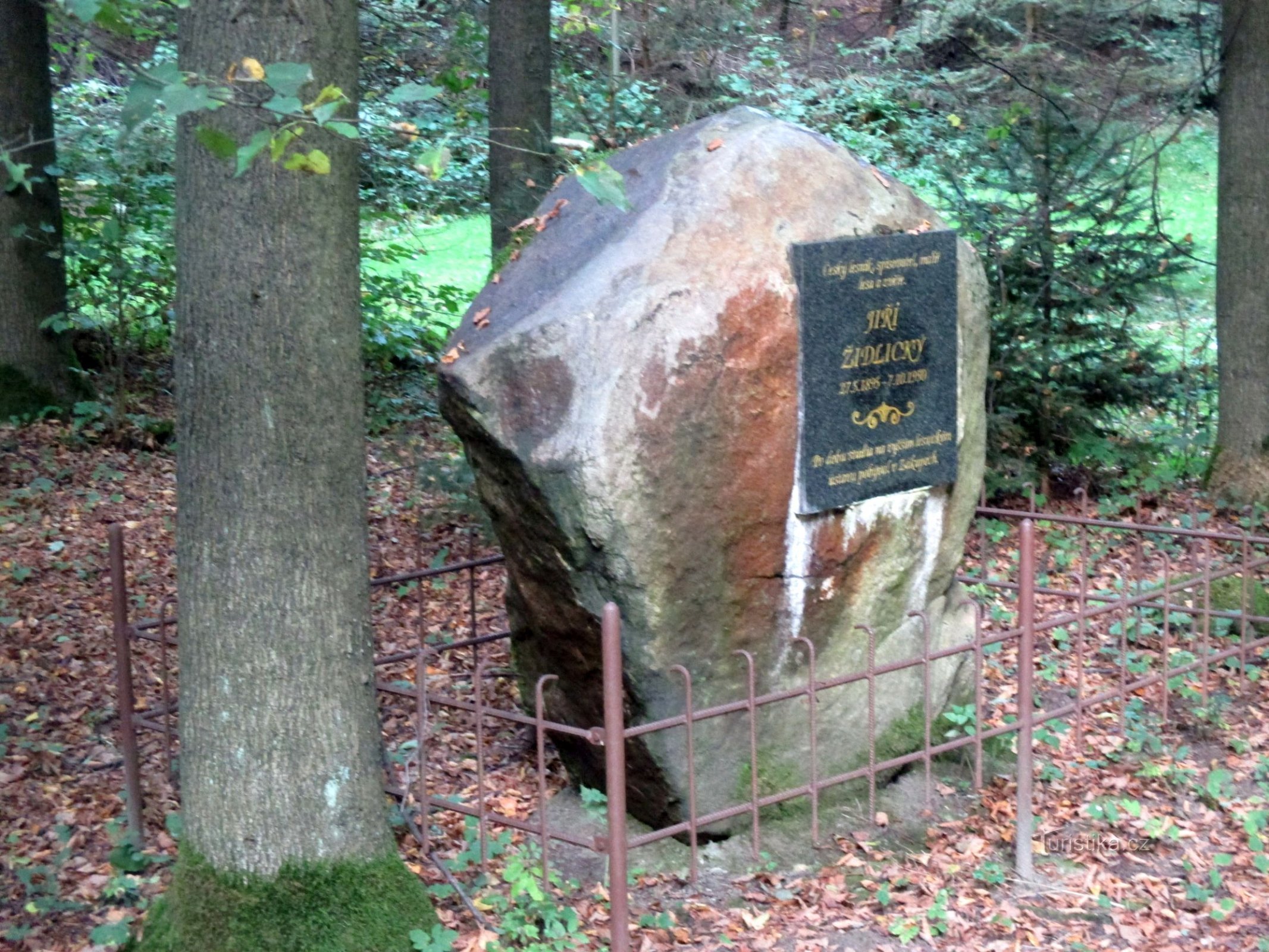 Jiří Židlický monument