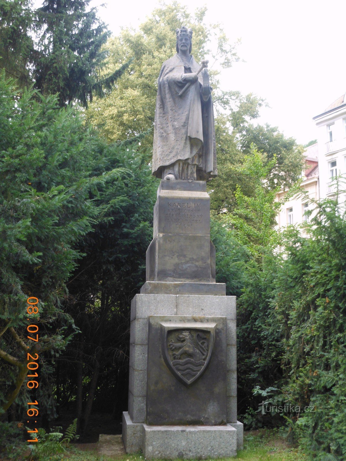 Monument till Karl IV. - Karlsbad