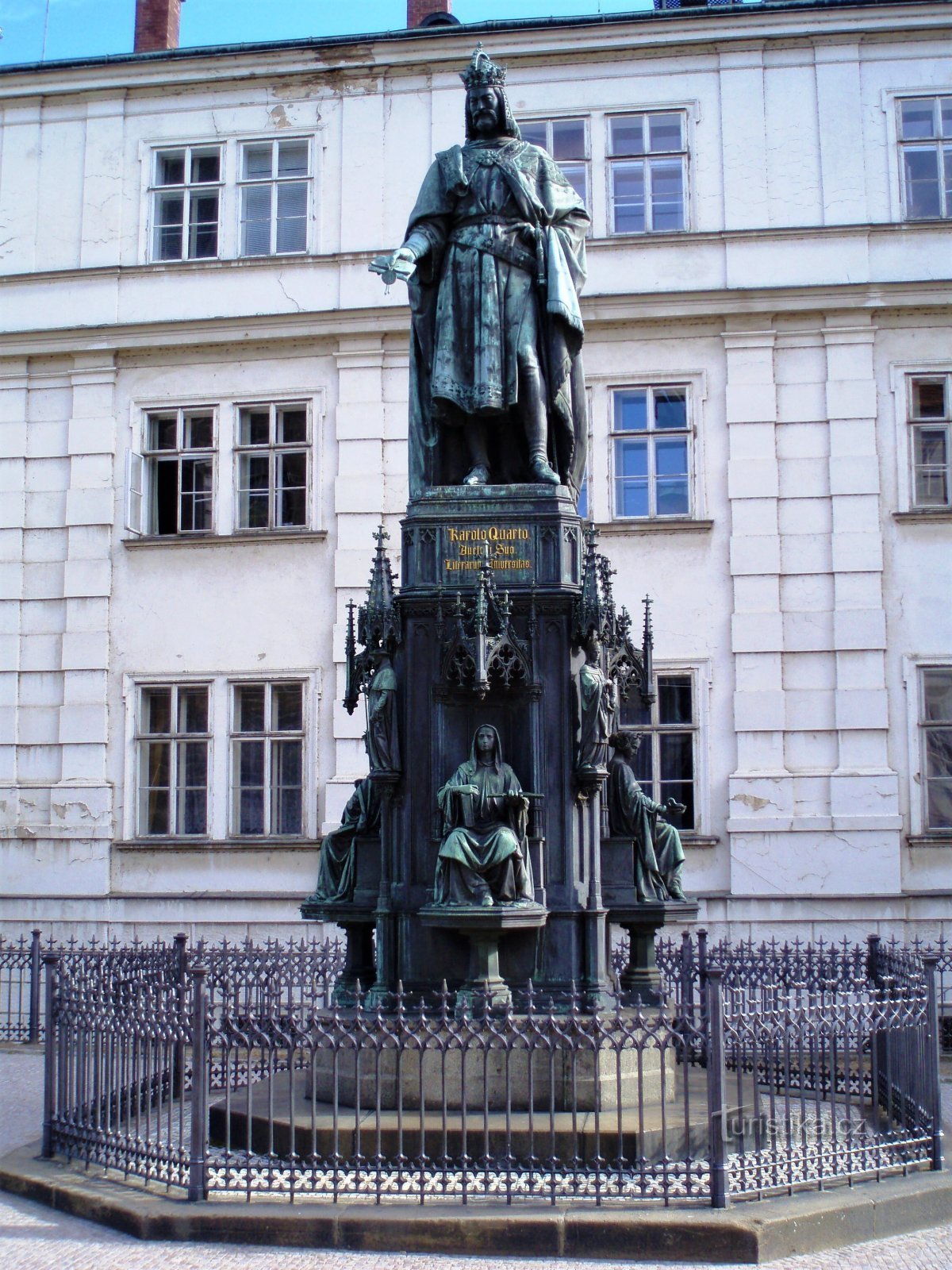 Monumentul lui Carol al IV-lea. (Praga, 9.7.2008)