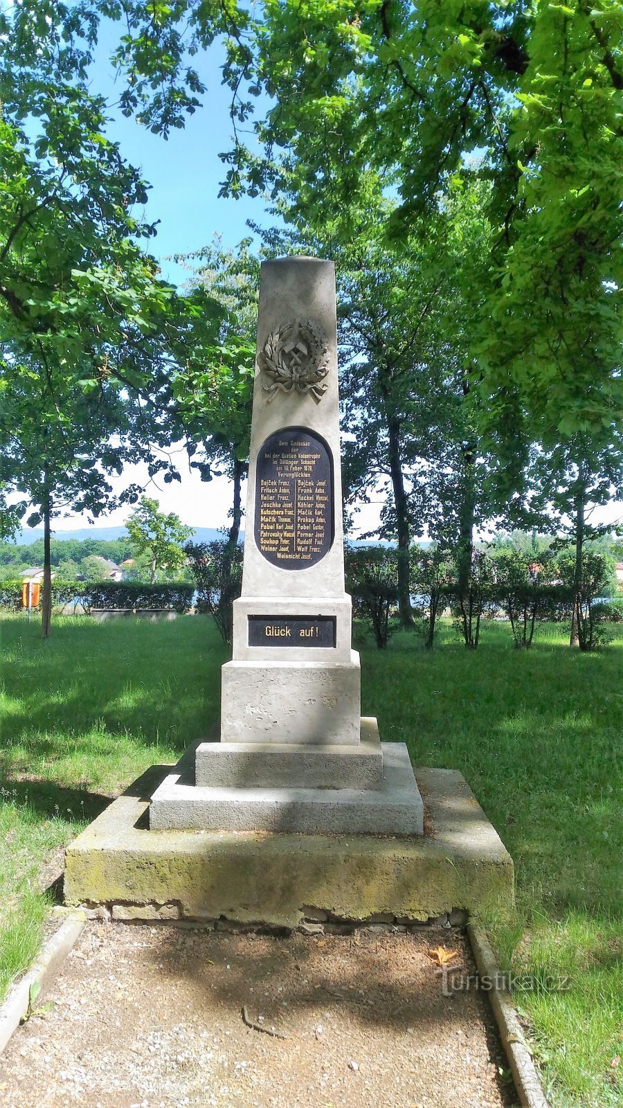 Monument över gruvan i Döllinger