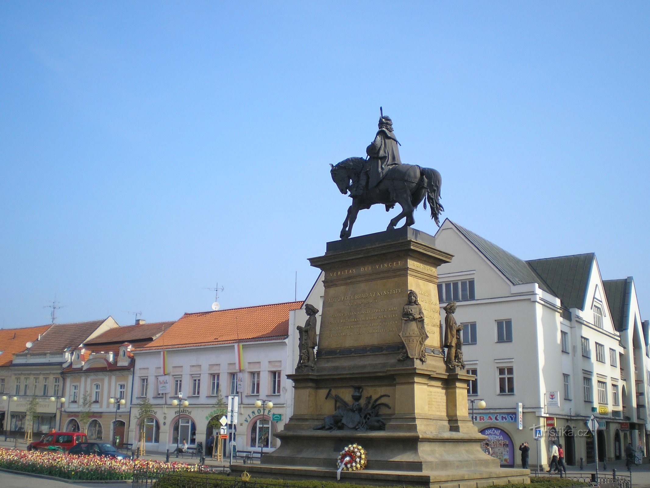 Monument voor koning George van Poděbrady