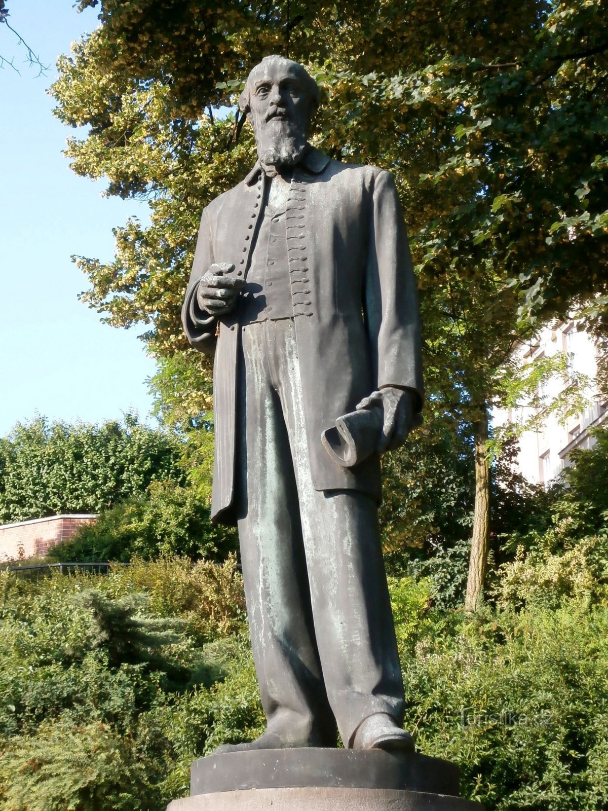 Пам'ятник LJ Pospišil (Градец Кралове, 26.6.2014)