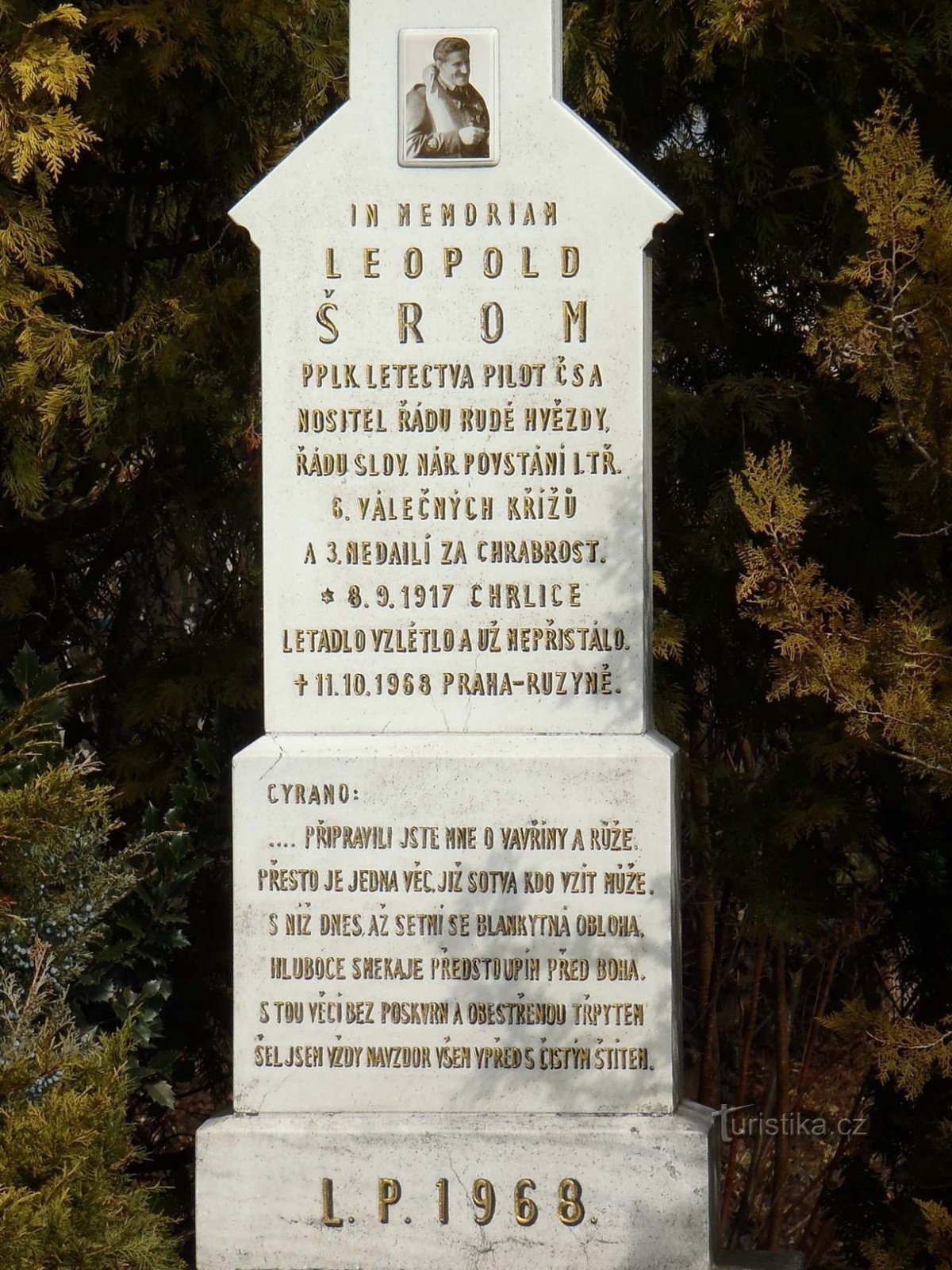 Monument til Leopold Šrom i Chrlice - 10.3.2012