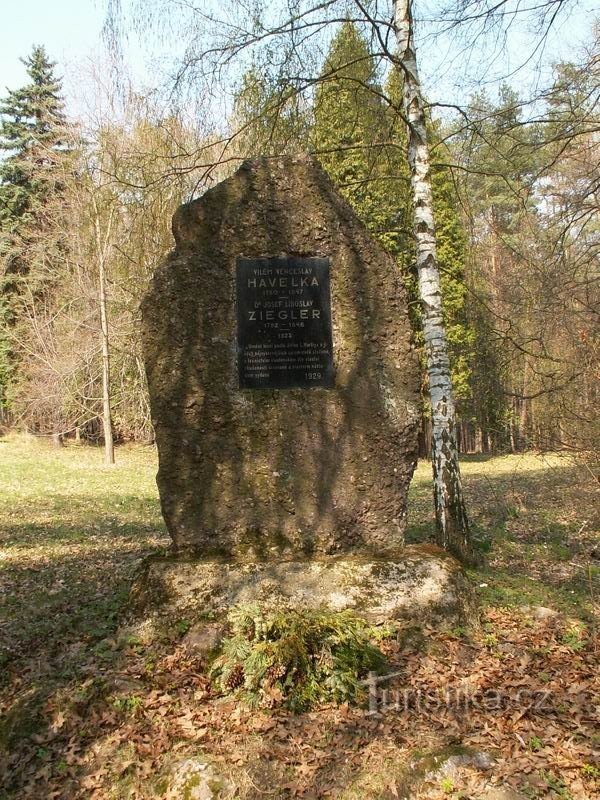 Monument to foresters Havelka and Ziegler,