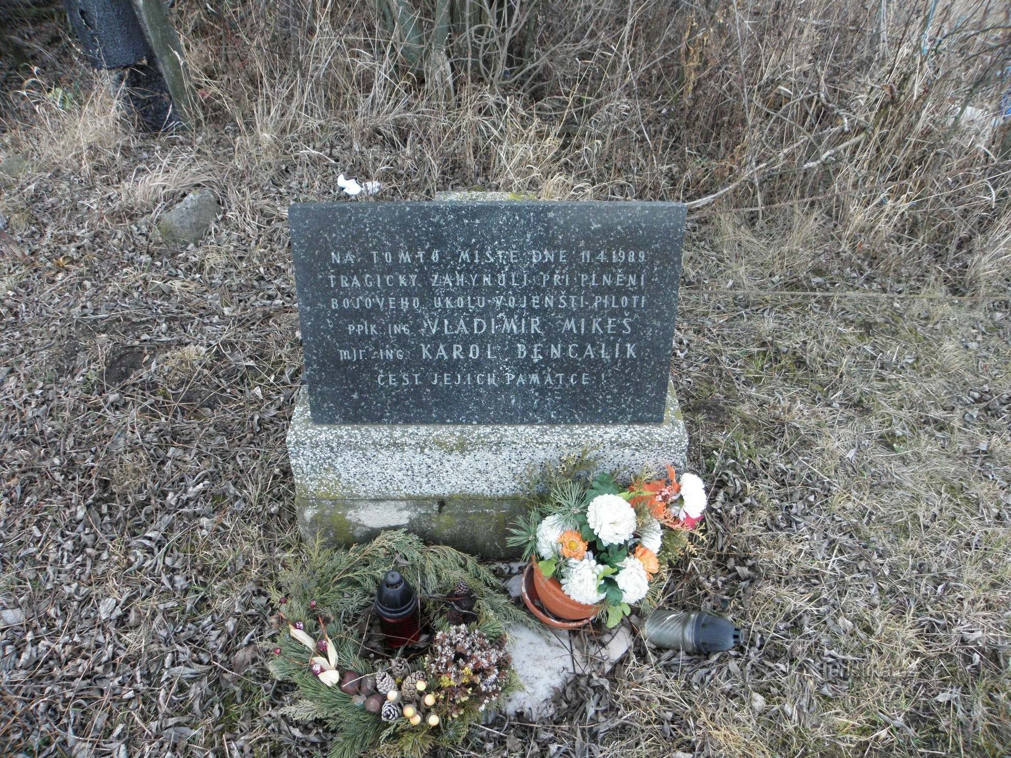 Airmen's monument - Sokolnice - 1.3.2012