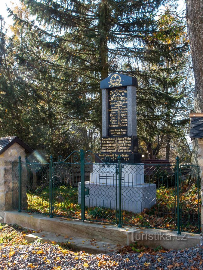 Monument på Dolní Hedeč