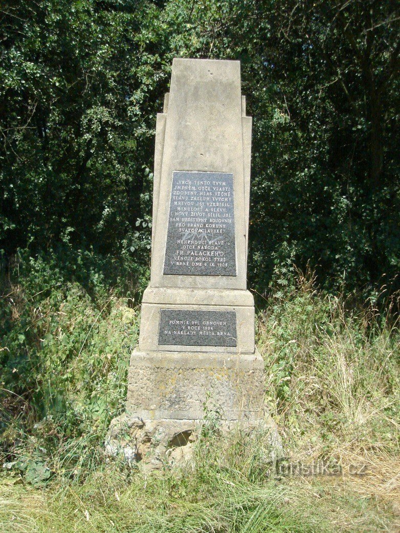 Monument in honor of František Palacký