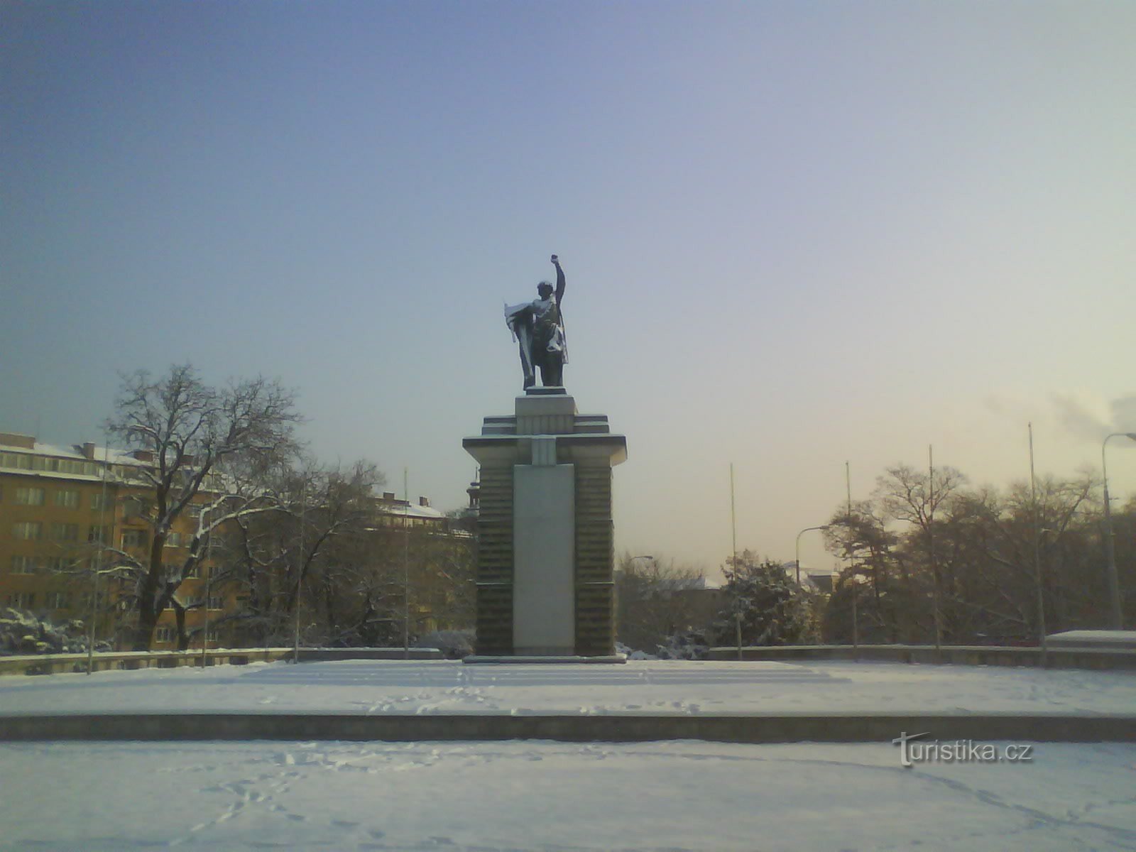 Monument in honor of the liberation of Brno during World War II