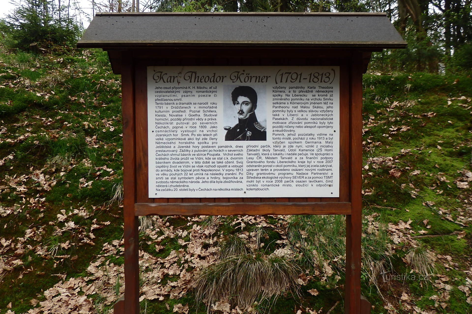 Monument to the German poet K. Theodor Körner