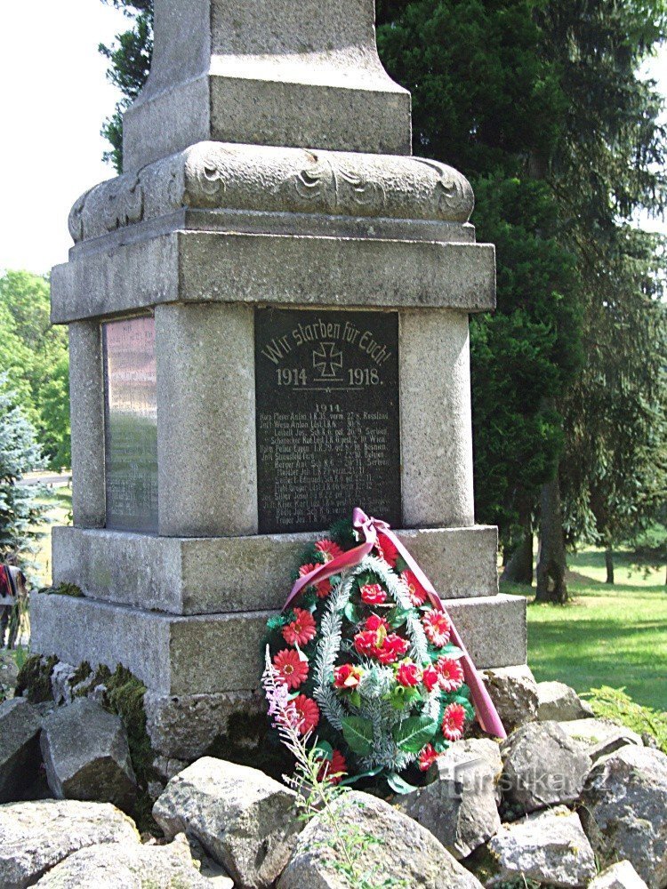 Ensimmäisen maailmansodan uhrien muistomerkki