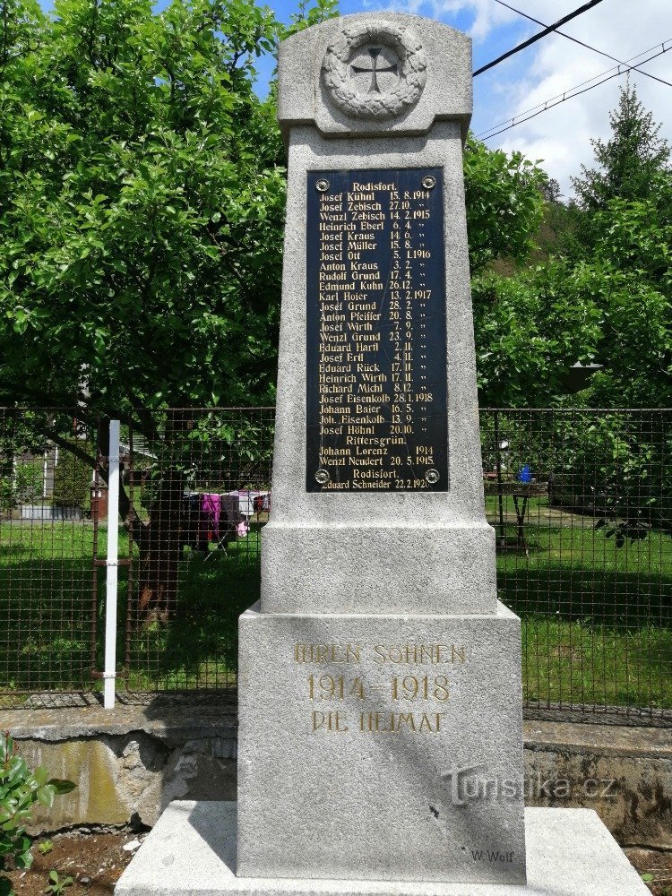 Monumento às Vítimas da Primeira Guerra Mundial - Radošov