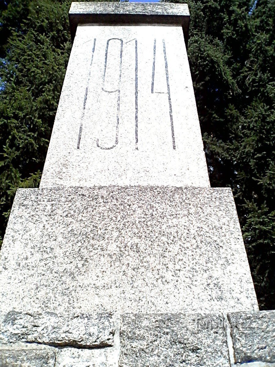 Monument aux victimes de la Première Guerre mondiale à Hraničná