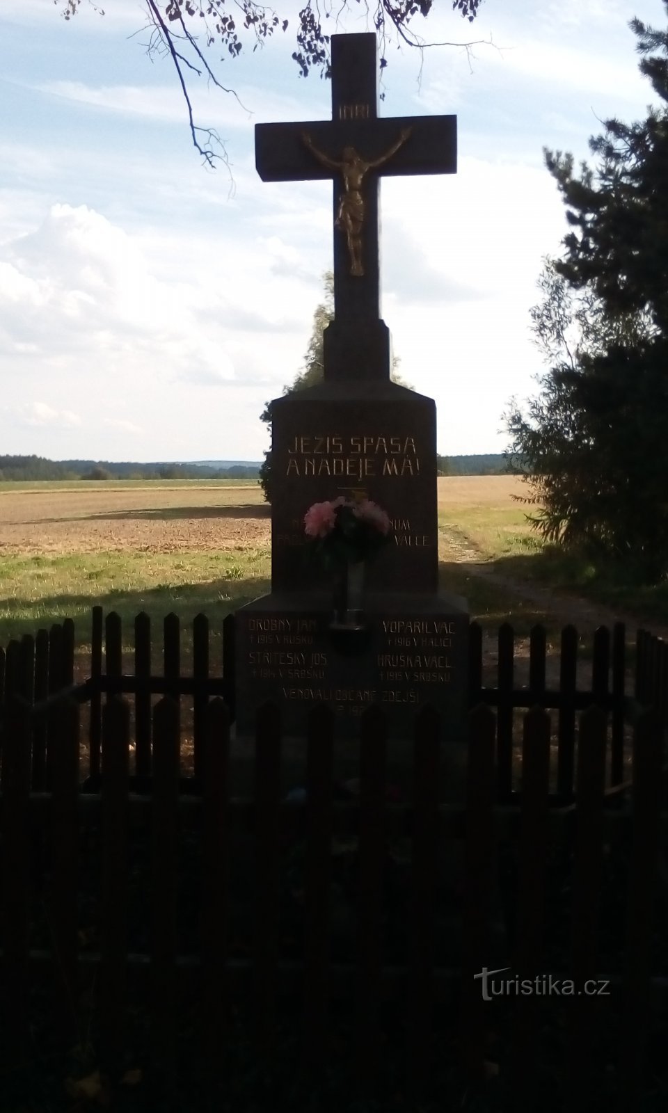 Monumento alle vittime della prima guerra mondiale a Mokrá Lhota