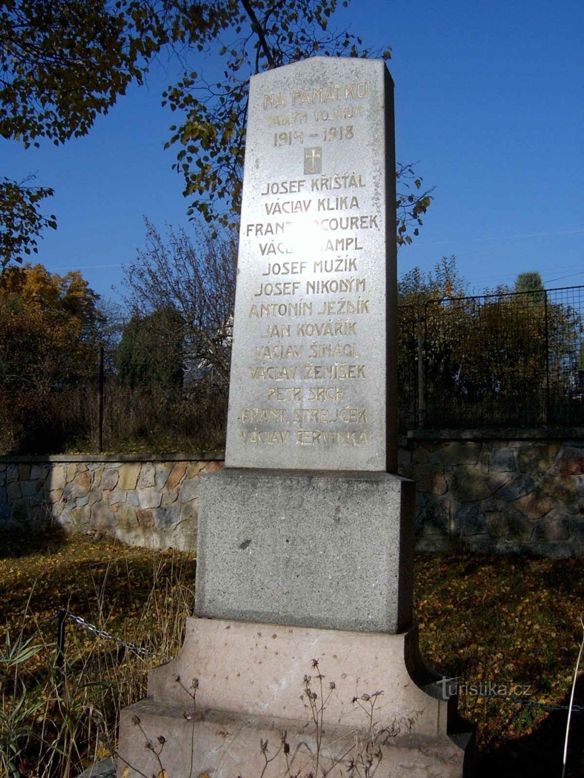 Pomník obětem první světové války v Bubovicích