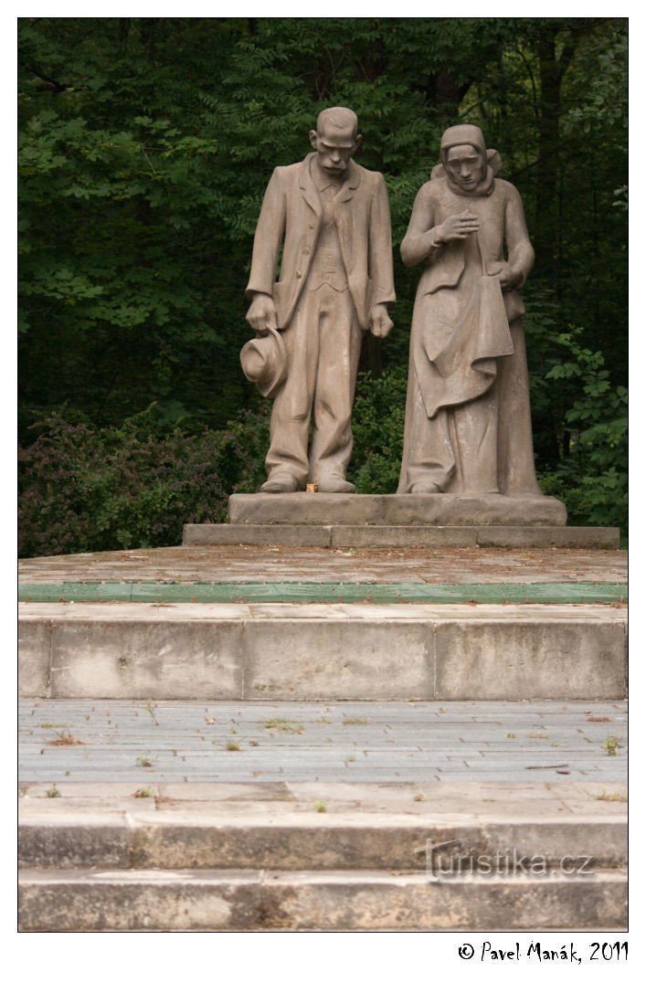 Memorial to the victims of the Nelson mine tragedy