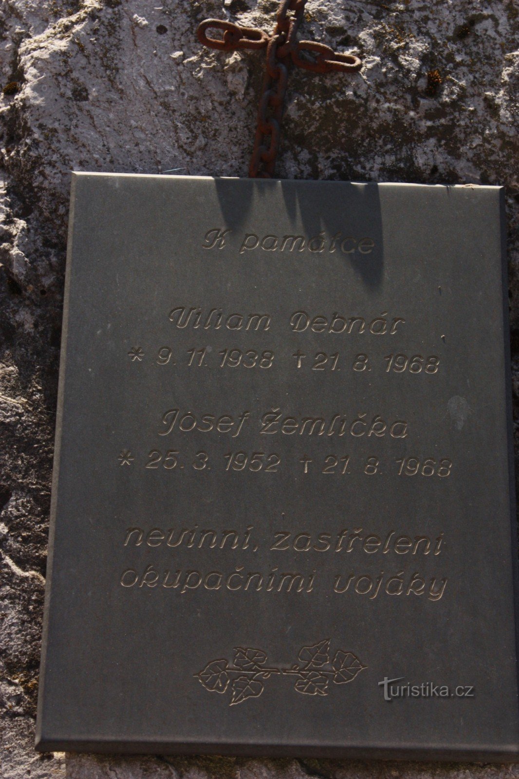 21. elokuuta 8 pidettyjen uhrien muistomerkki Brnossa - Líšní