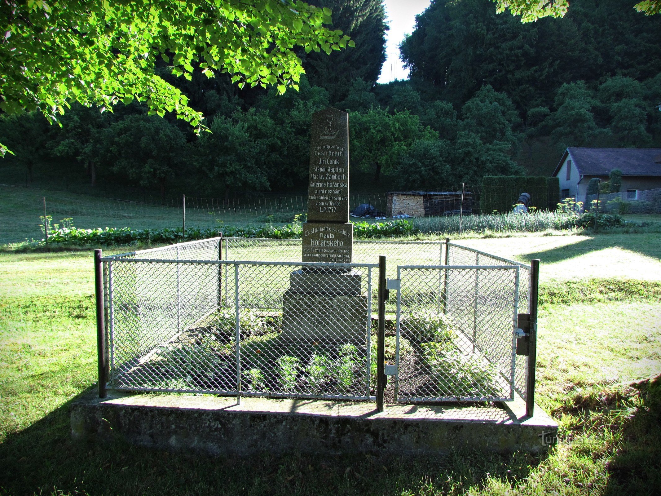 pomník obětem z roku 1777