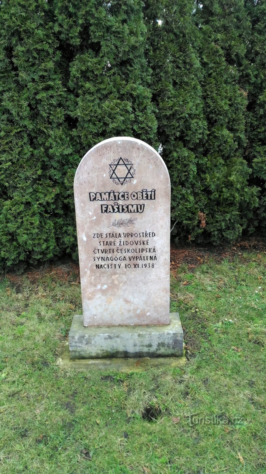 A fasizmus áldozatainak emlékműve Česká Lípában.