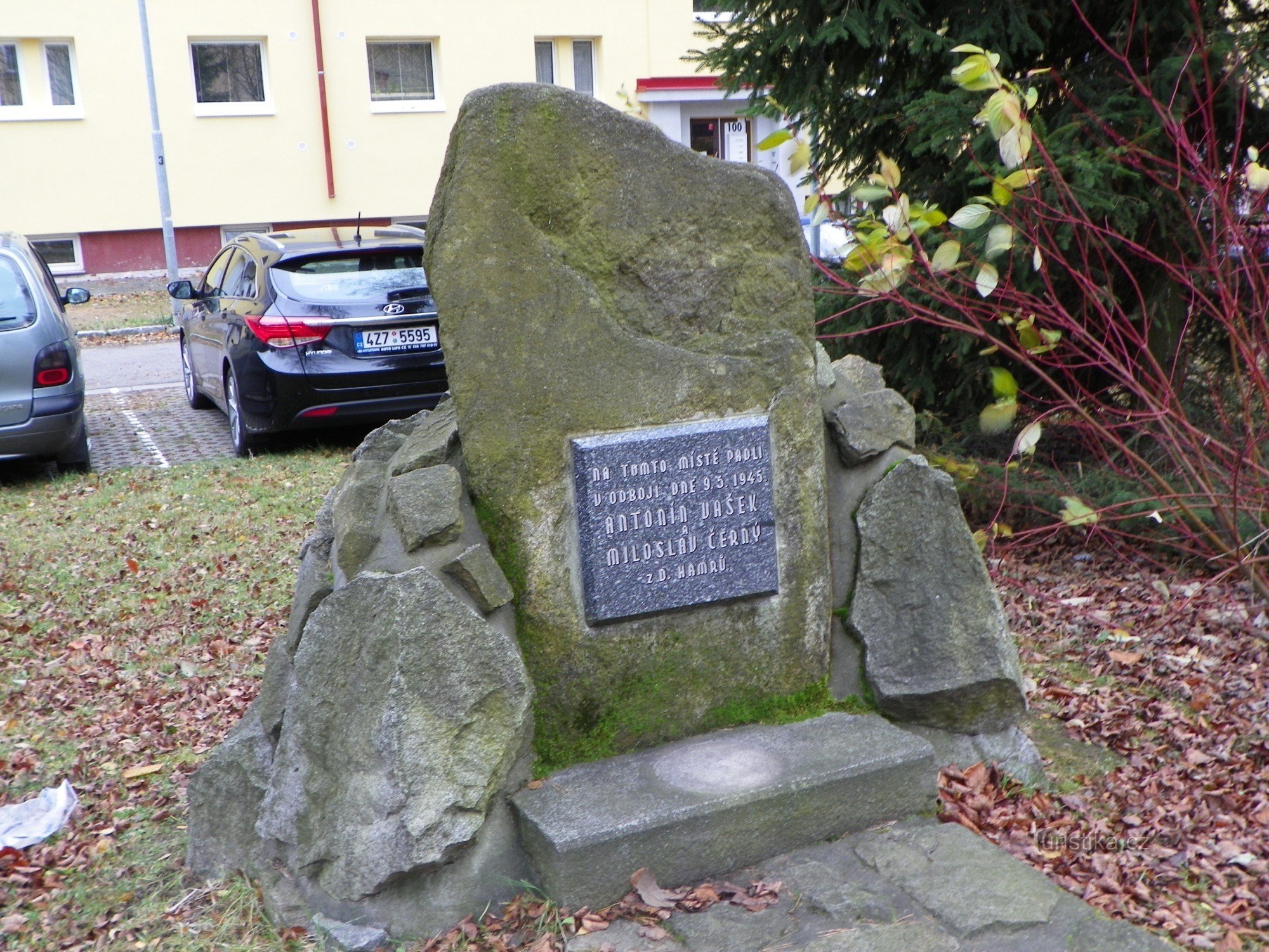 Monument till motståndsmän från krigets sista dagar