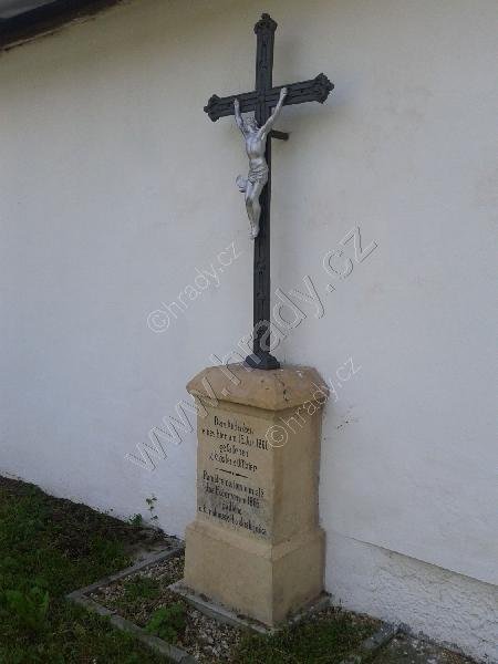 pomník padlého důstojníka v bitvě u Tovačova