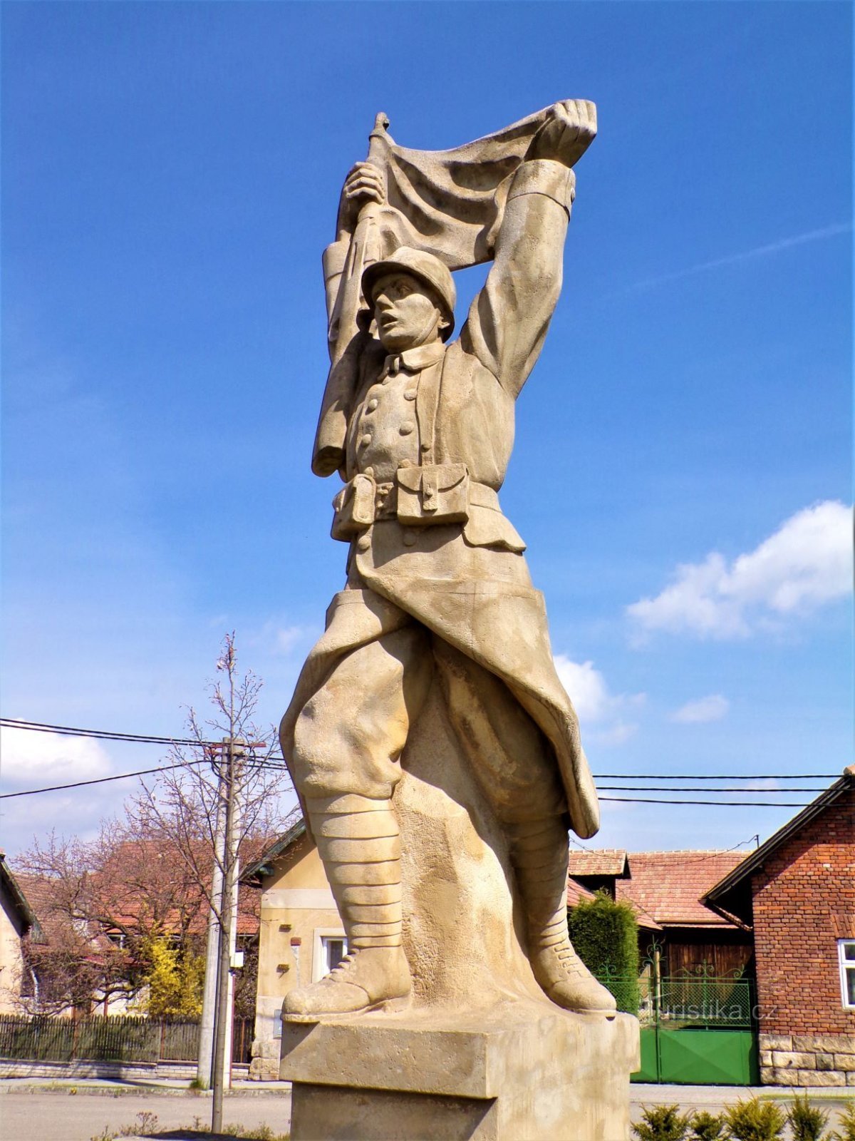 Monument till de stupade (Loucná Hora, 30.4.2021/XNUMX/XNUMX)