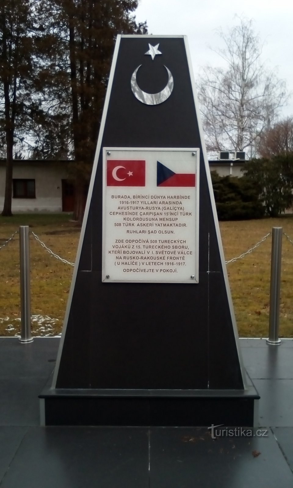 Monument över stupade turkiska soldater från första världskriget