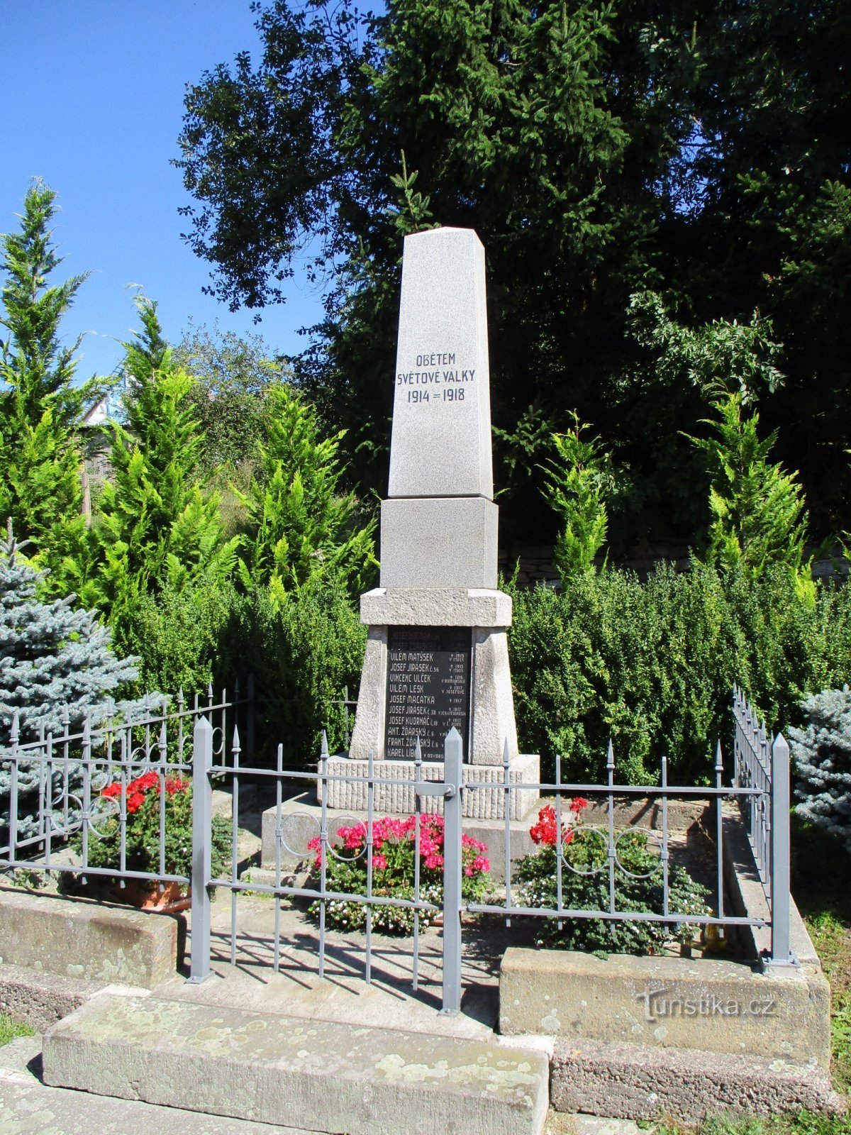 Monument à ceux qui sont morts pendant la Première Guerre mondiale (Brzice)